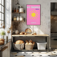St. Tropez Sunshine Vibes Travel Poster PosterGoat