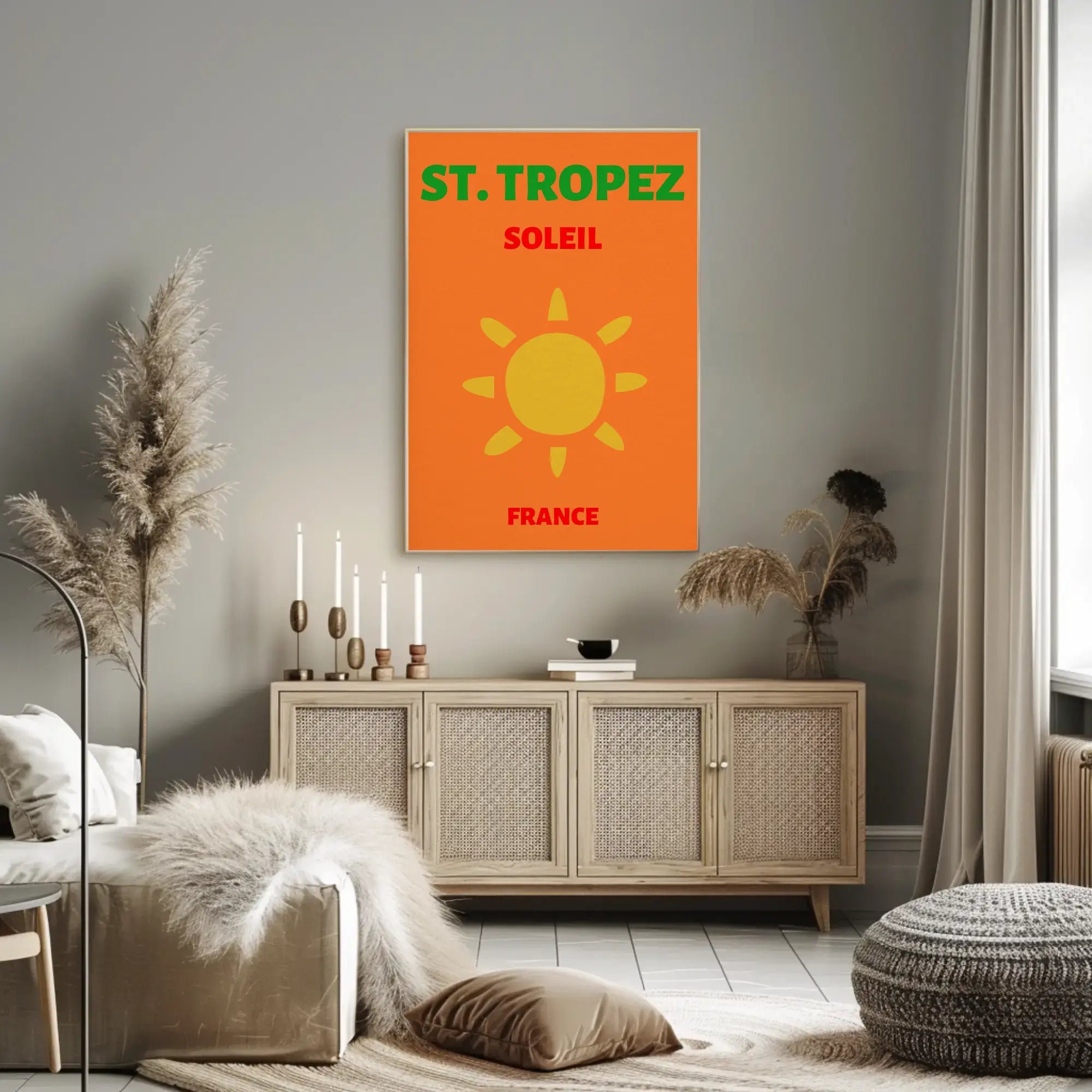 St. Tropez Travel Poster celebrates sunny French Riviera memories PosterGoat