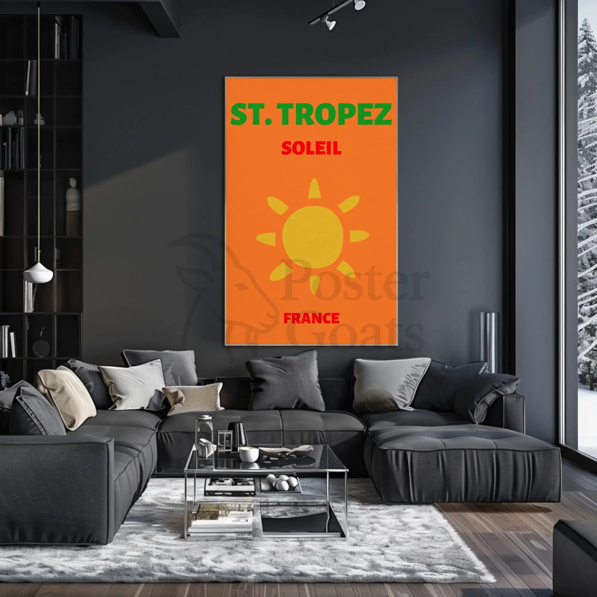 St. Tropez Travel Poster celebrates sunny French Riviera memories PosterGoat
