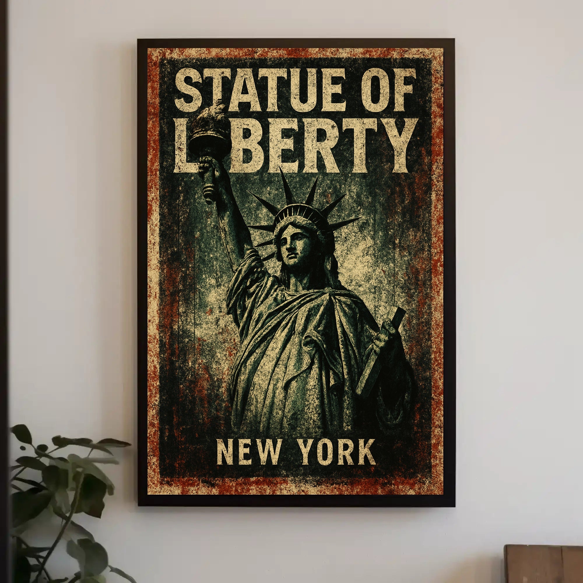 Statue Of Liberty New York Poster PosterGoat