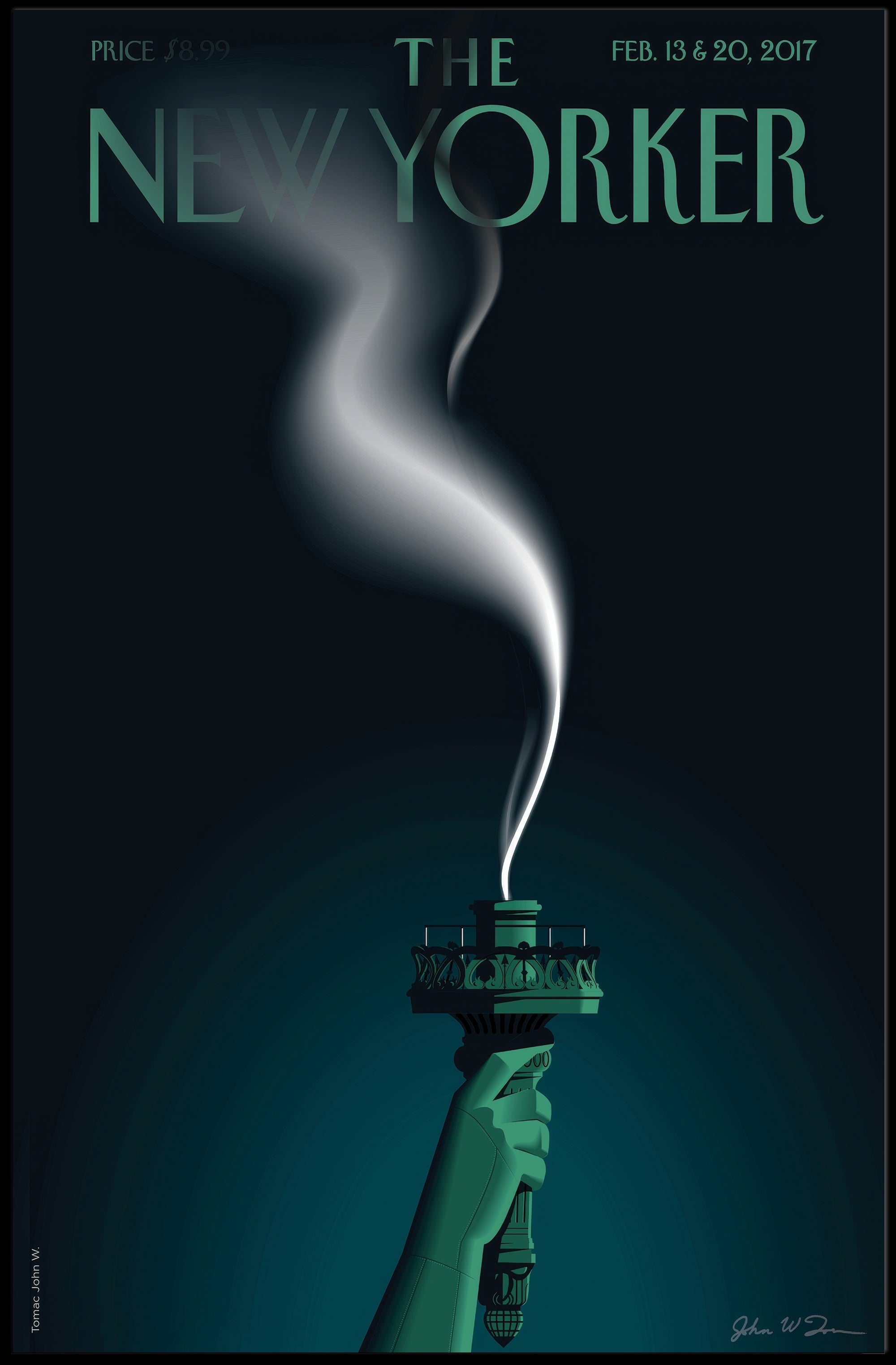 Statue of Liberty New York City Artistic Travel Poster PosterGoat