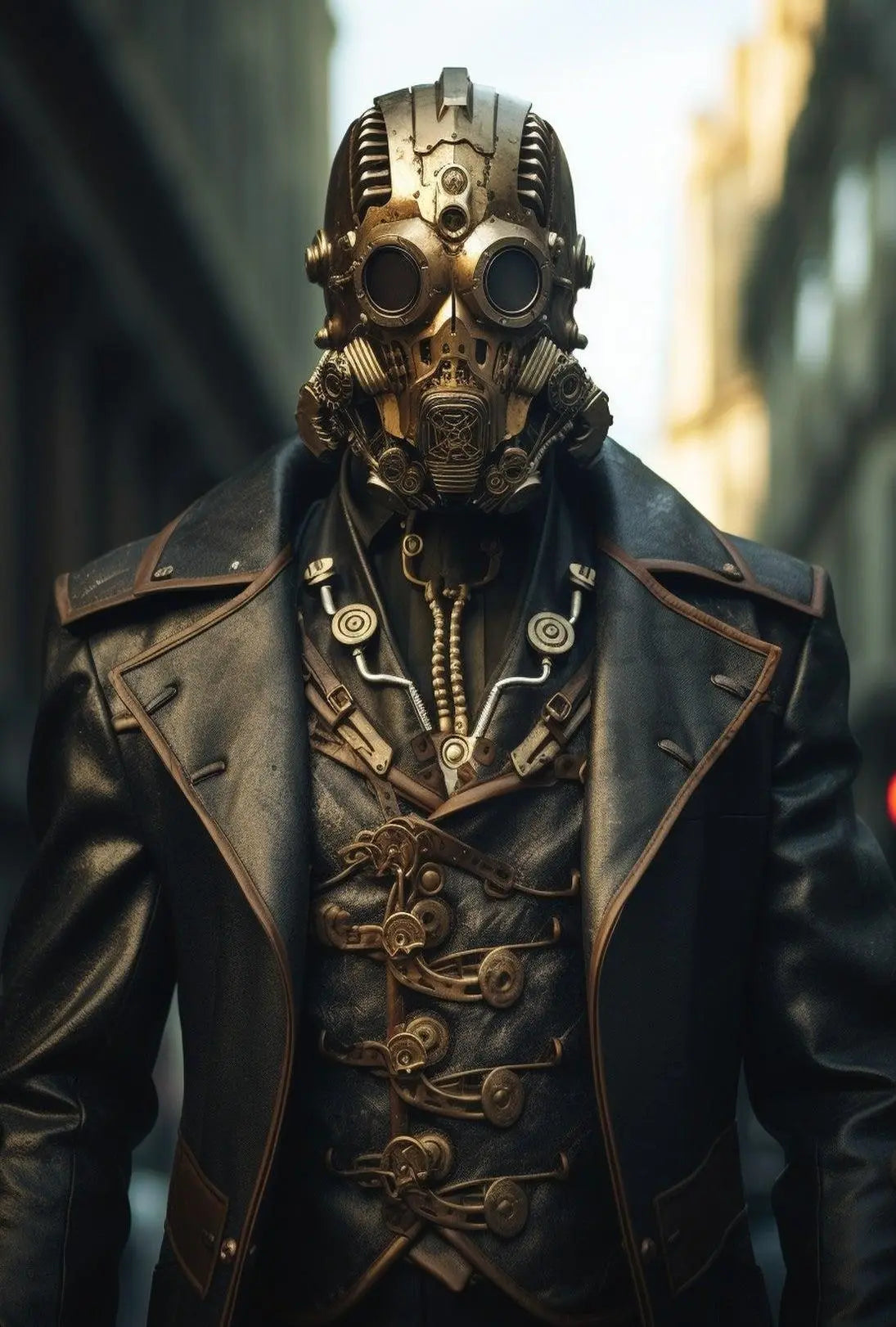 Steampunk Adventure in Urban Fantasy Sci-Fi Poster PosterGoat