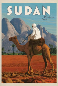 Sudan Adventure Vintage Travel Art Poster PosterGoat