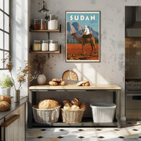 Sudan Adventure Vintage Travel Art Poster PosterGoat