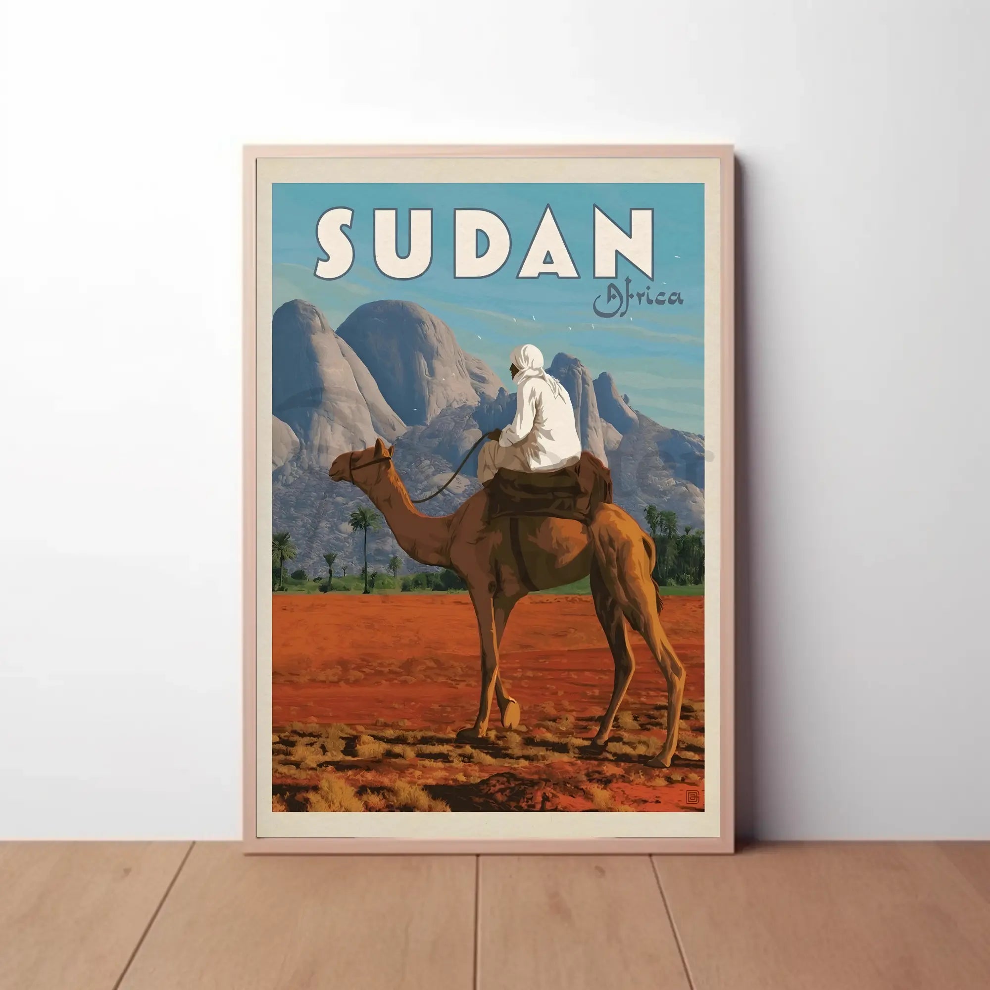 Sudan Adventure Vintage Travel Art Poster PosterGoat