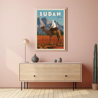 Sudan Adventure Vintage Travel Art Poster PosterGoat