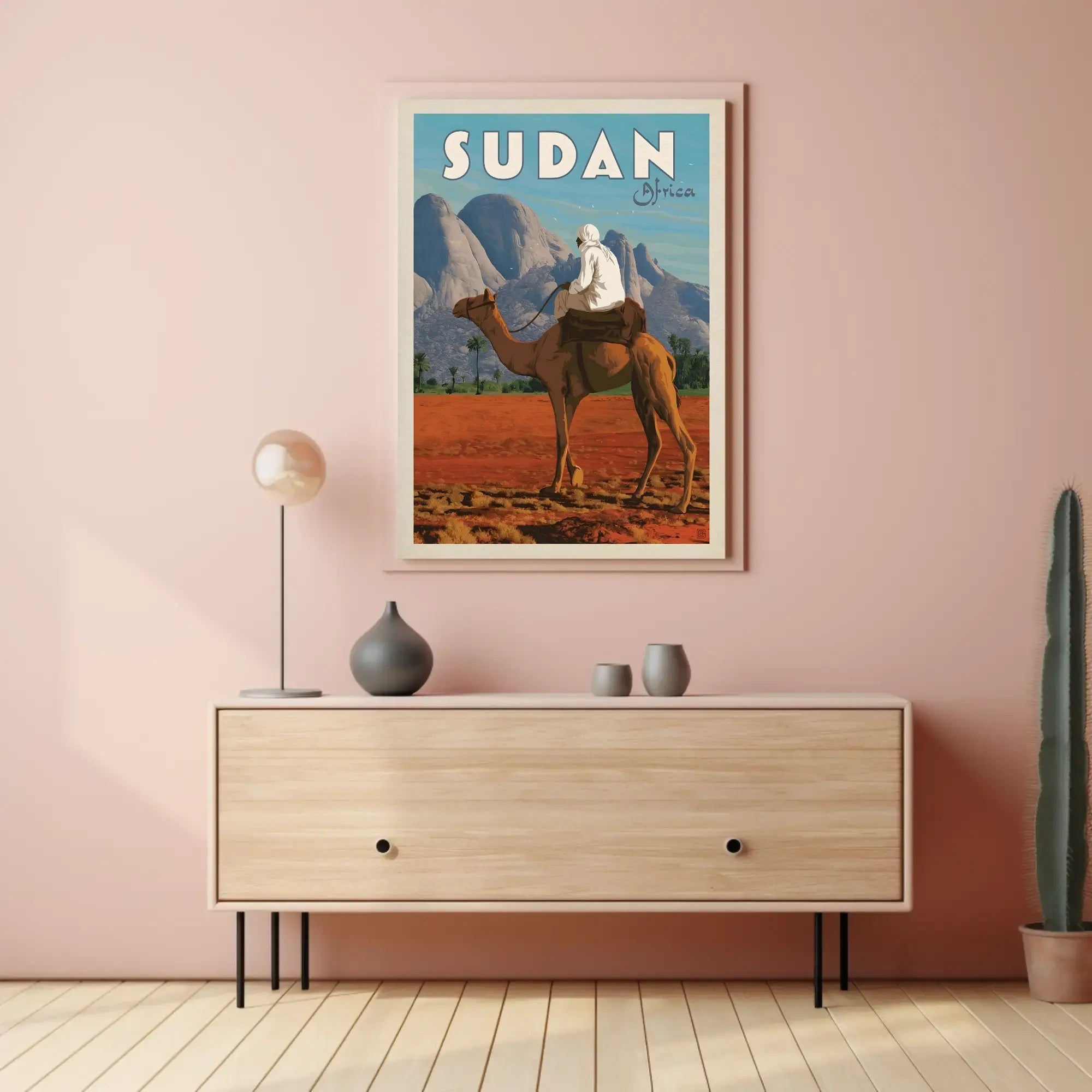 Sudan Adventure Vintage Travel Art Poster PosterGoat