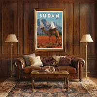Sudan Adventure Vintage Travel Art Poster PosterGoat