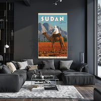 Sudan Adventure Vintage Travel Art Poster PosterGoat