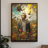 Surreal Dreamscape Nature Connection Artistic Poster PosterGoat