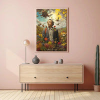 Surreal Dreamscape Nature Connection Artistic Poster PosterGoat