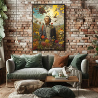 Surreal Dreamscape Nature Connection Artistic Poster PosterGoat