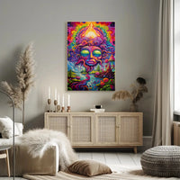 Surreal Fantasy Landscape Artistic Poster PosterGoat