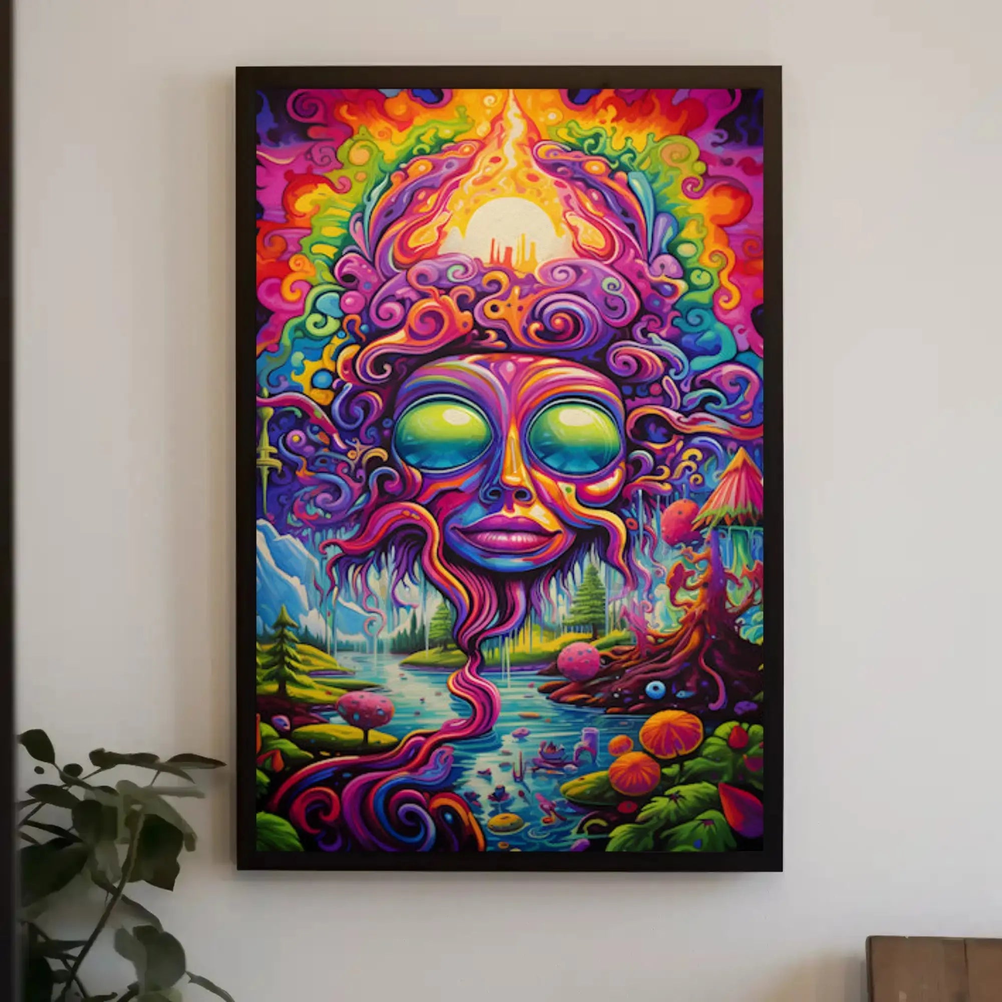 Surreal Fantasy Landscape Artistic Poster PosterGoat