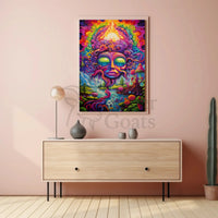 Surreal Fantasy Landscape Artistic Poster PosterGoat