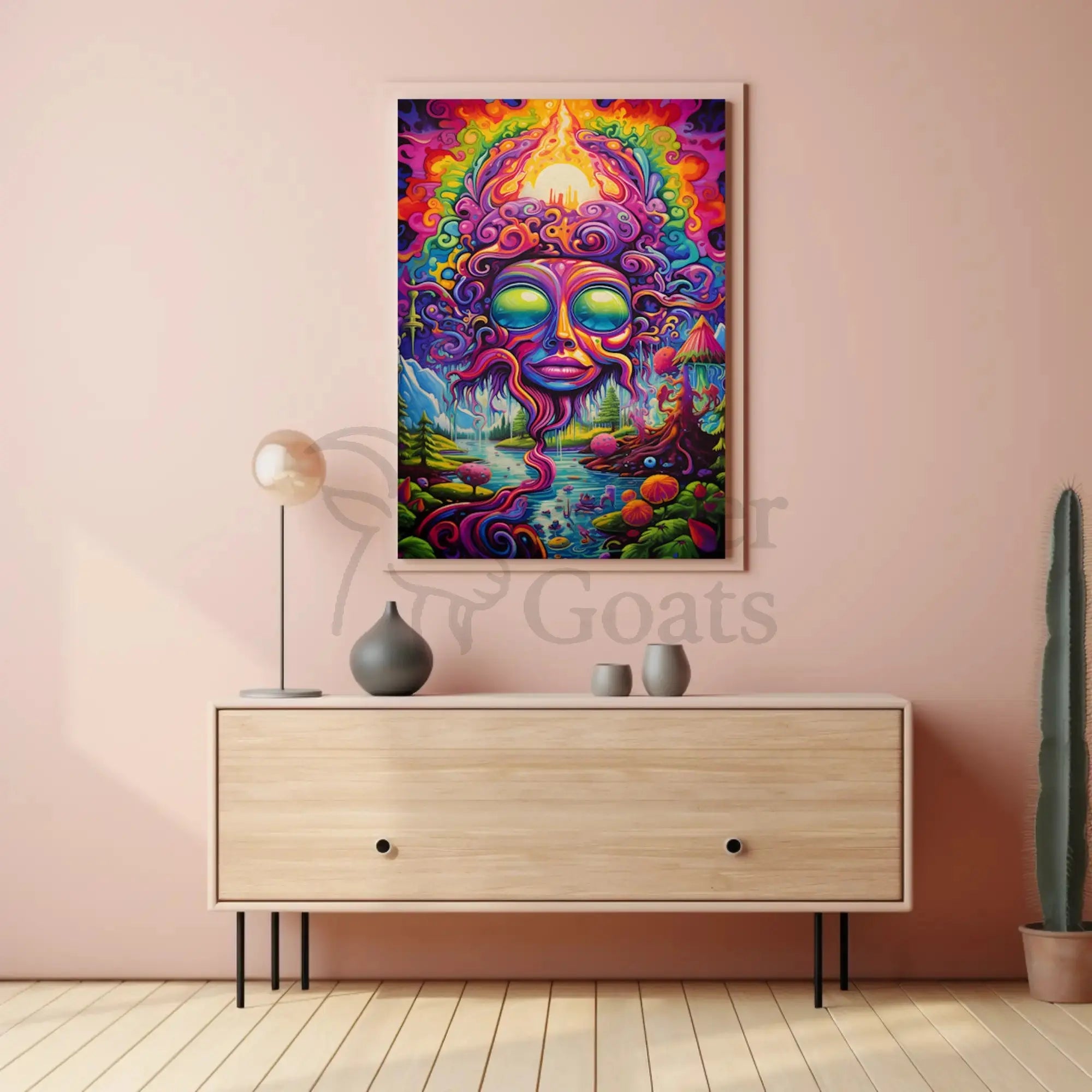 Surreal Fantasy Landscape Artistic Poster PosterGoat