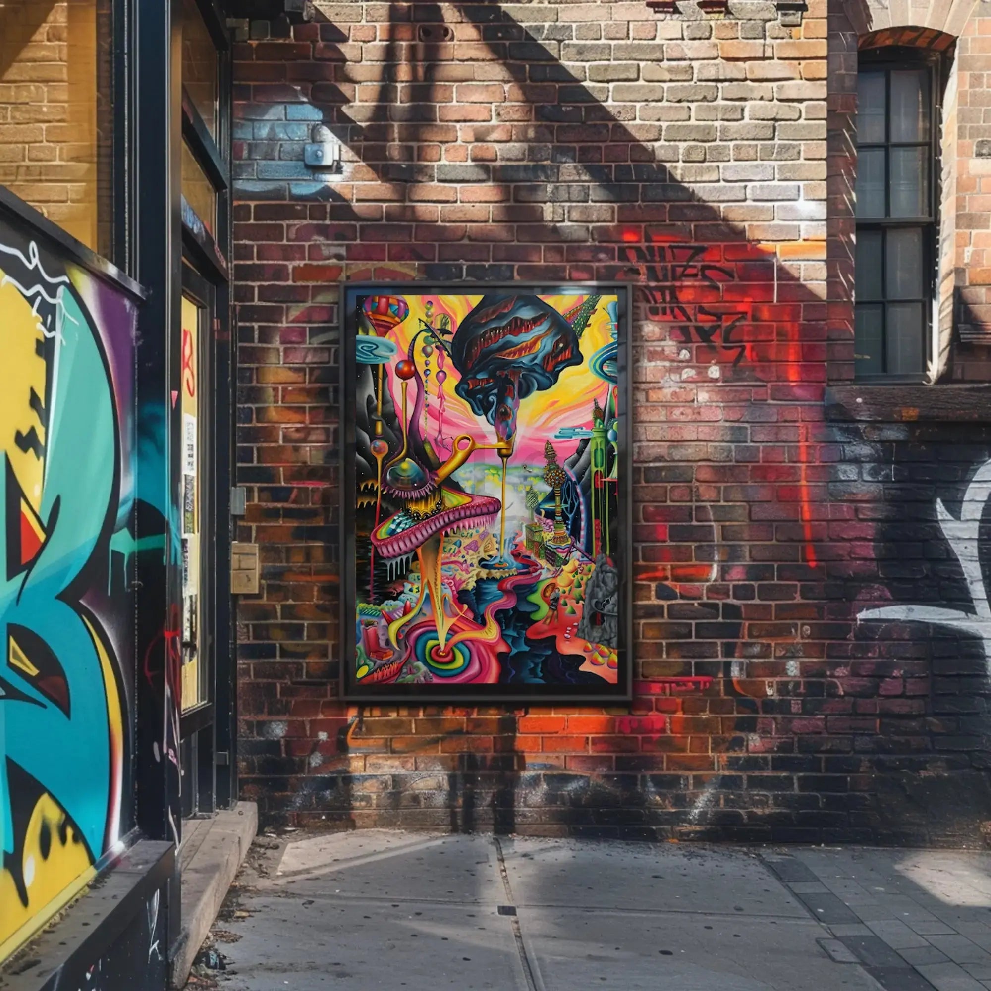 Surreal Fantasy World Avant-Garde Artistic Pop Culture Poster PosterGoat