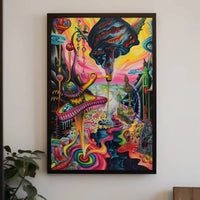 Surreal Fantasy World Avant-Garde Artistic Pop Culture Poster PosterGoat