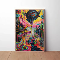 Surreal Fantasy World Avant-Garde Artistic Pop Culture Poster PosterGoat
