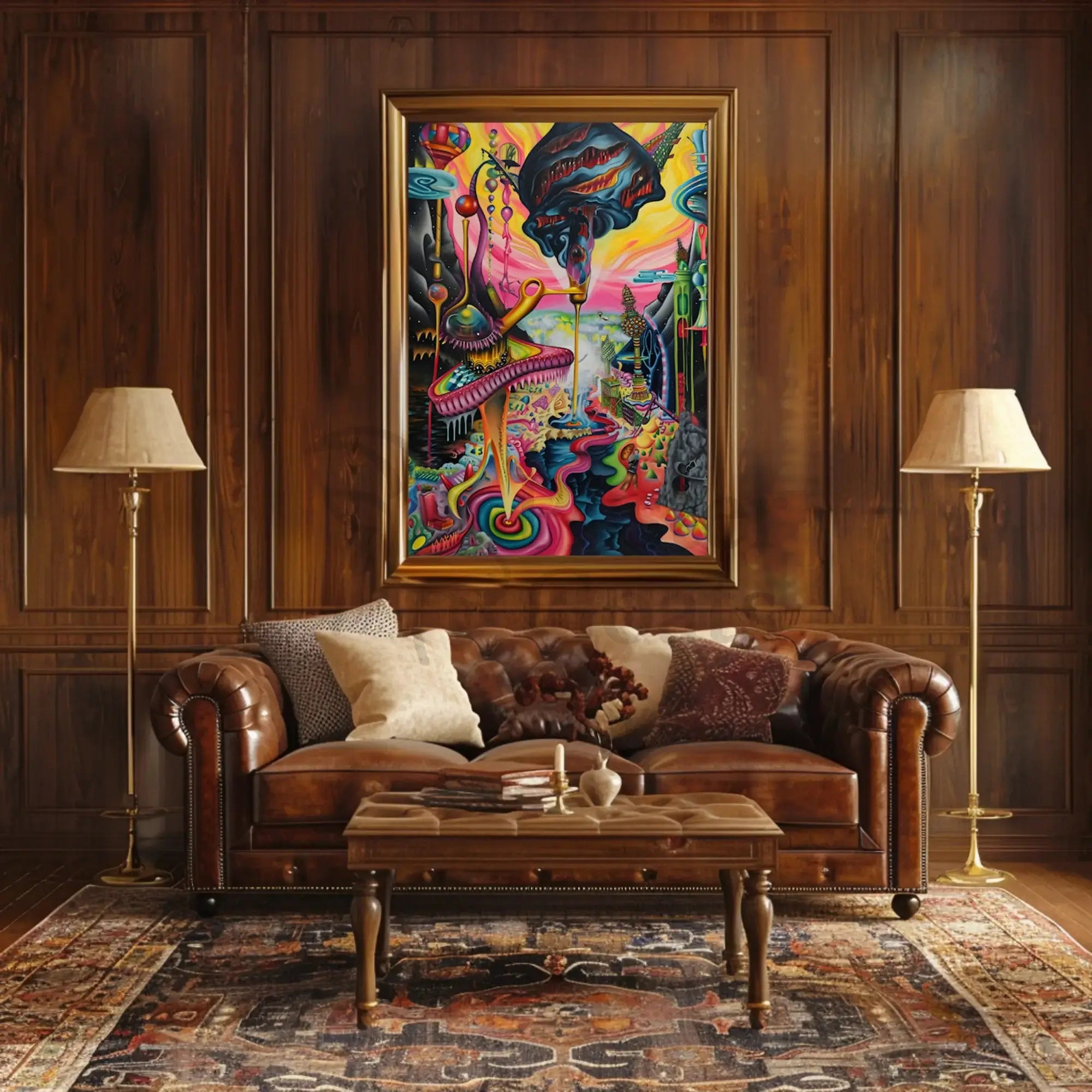 Surreal Fantasy World Avant-Garde Artistic Pop Culture Poster PosterGoat