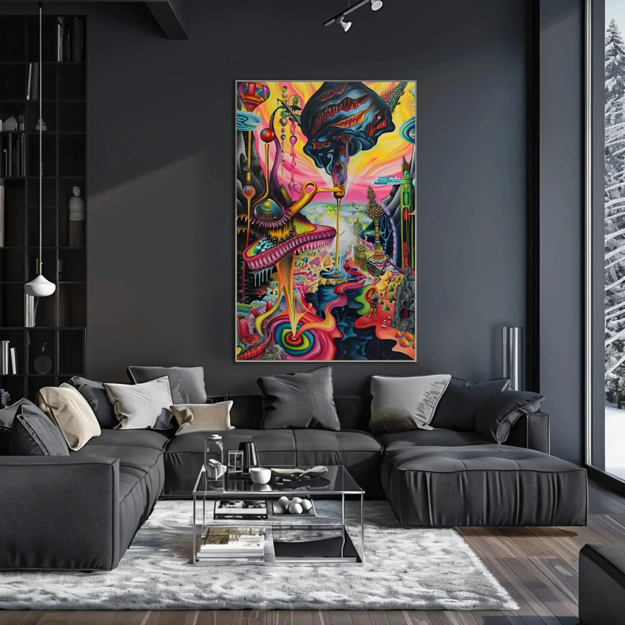 Surreal Fantasy World Avant-Garde Artistic Pop Culture Poster PosterGoat