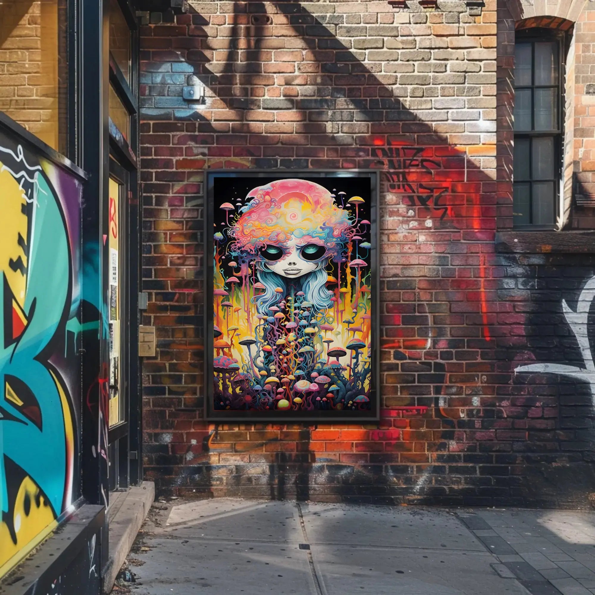 Surreal Psychedelic Dreamscape Abstract, Artistic, or Pop Culture Poster PosterGoat