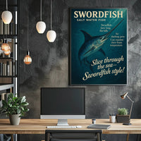 Swordfish Sea Slicer Poster Art Print PosterGoat