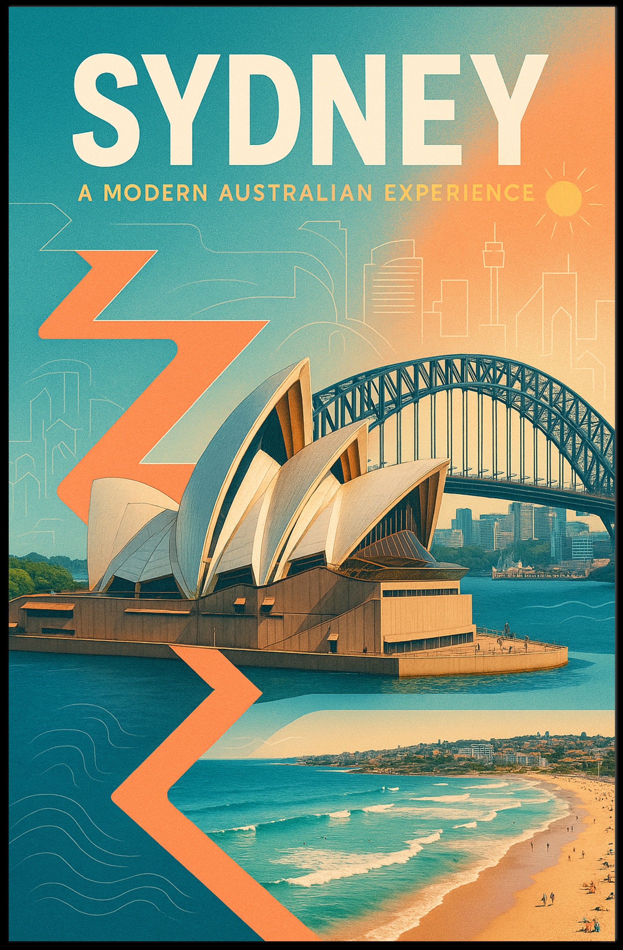 Sydney A Modern Australian Experience Poster PosterGoat