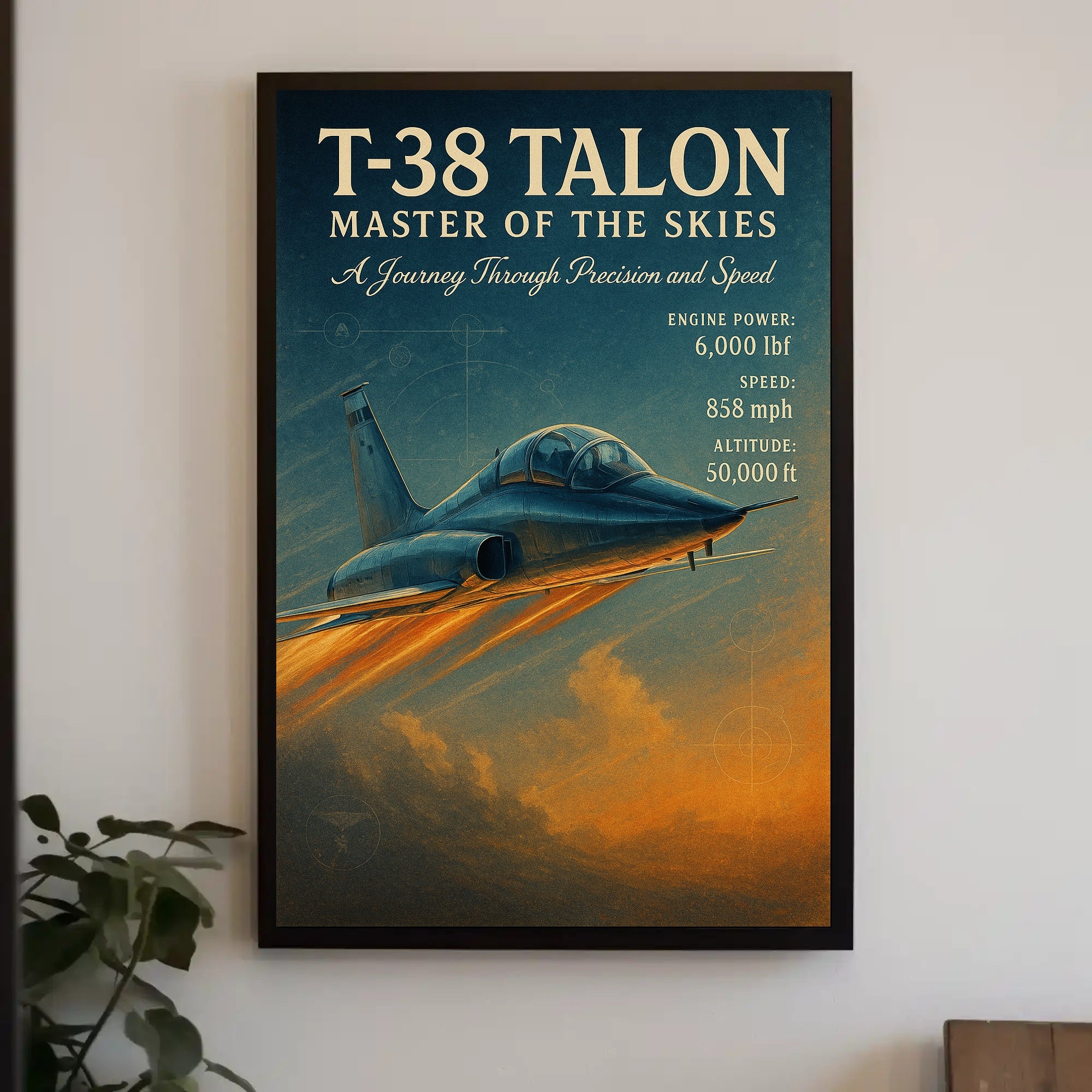 T-38 Talon Master Of The Skies Poster PosterGoat