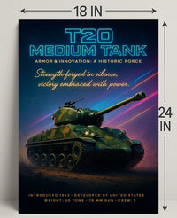 T20 Medium Tank Poster PosterGoat
