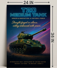 T20 Medium Tank Poster PosterGoat