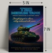 T20 Medium Tank Poster PosterGoat