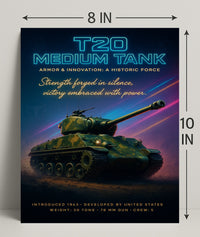 T20 Medium Tank Poster PosterGoat