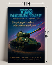 T20 Medium Tank Poster PosterGoat