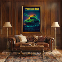 T23 Medium Tank Poster PosterGoat