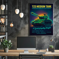 T23 Medium Tank Poster PosterGoat