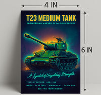 T23 Medium Tank Poster PosterGoat