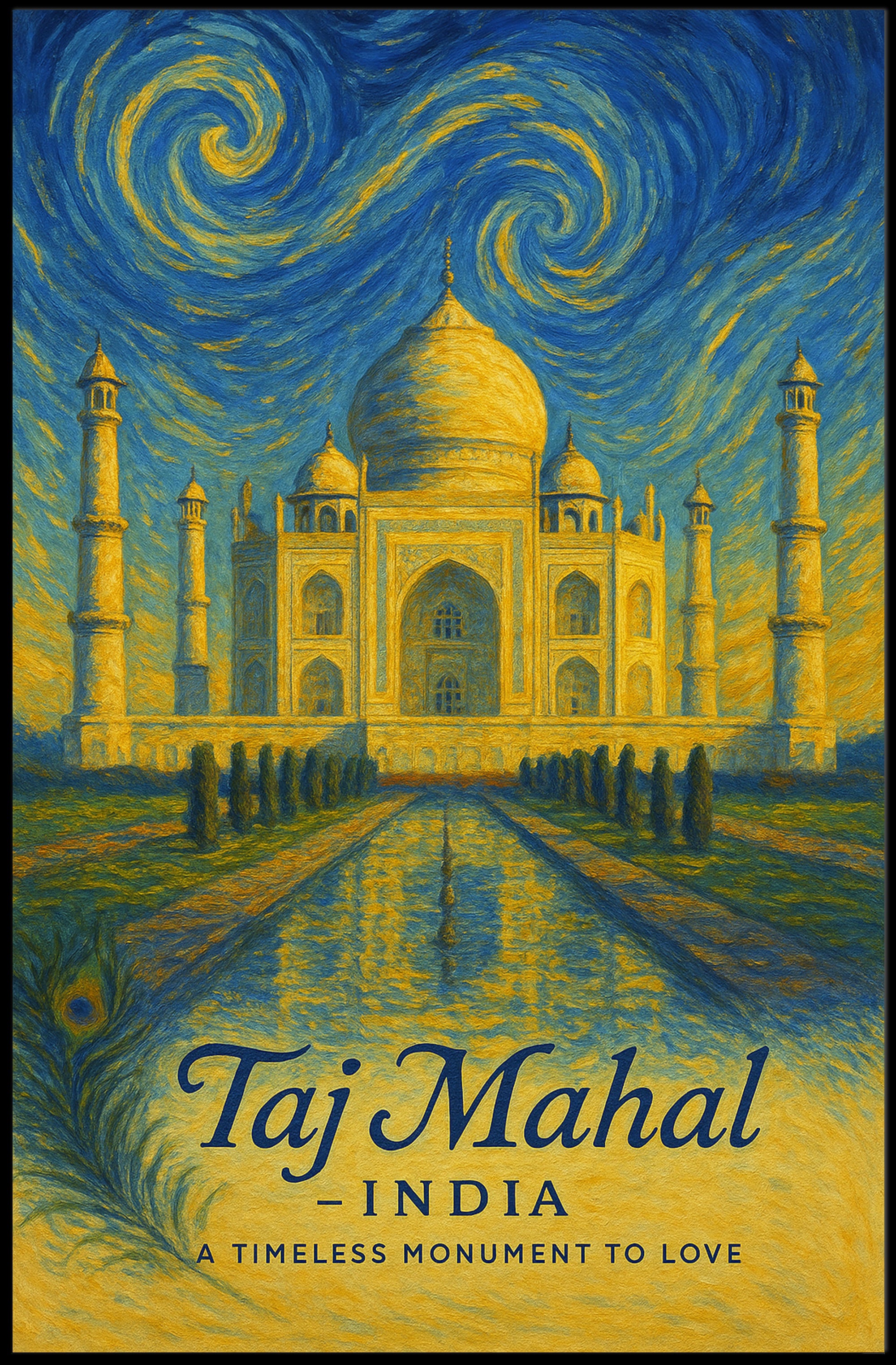 Taj Mahal A Timeless Monument To Love Poster PosterGoat