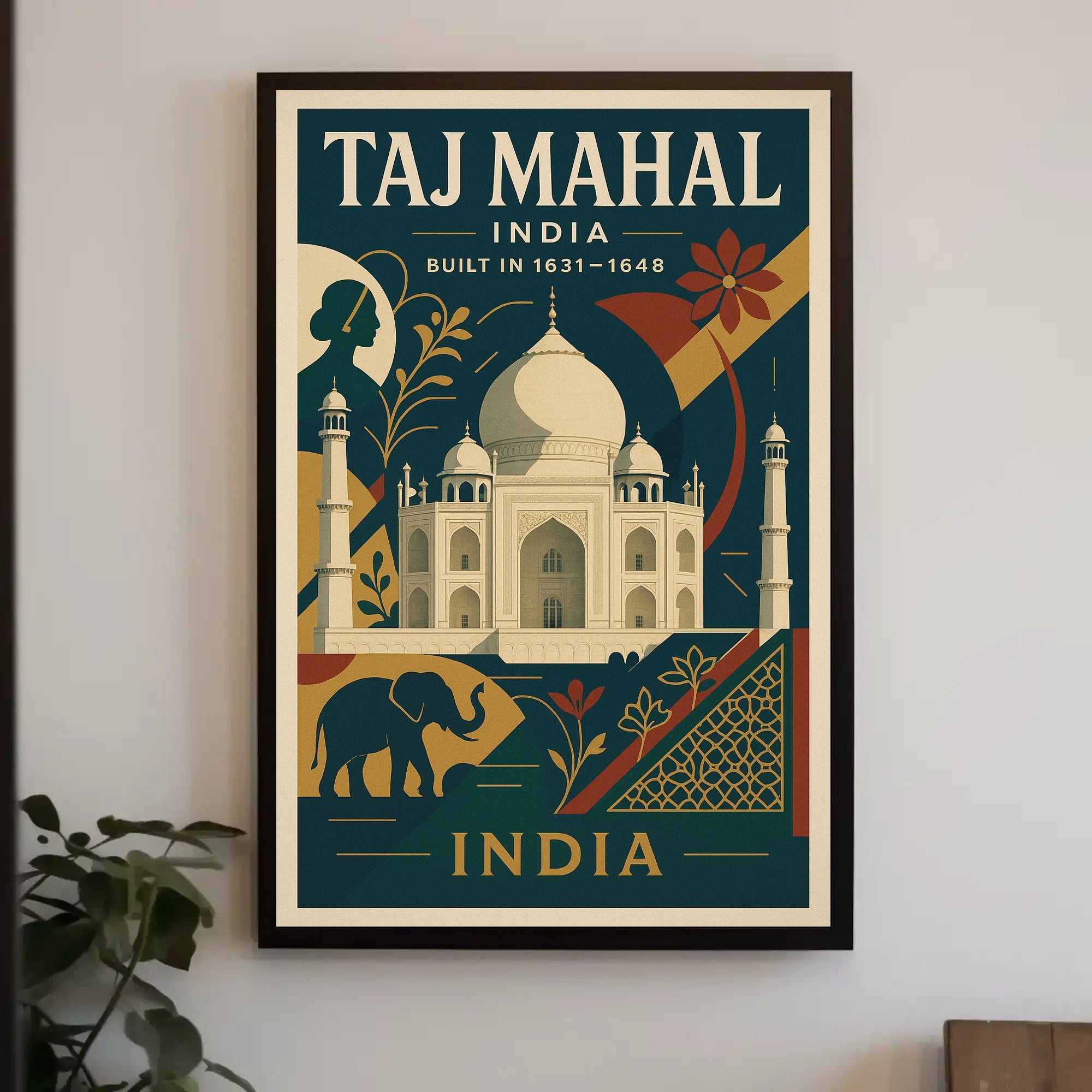 Taj Mahal Architectural Marvel Of Poster PosterGoat