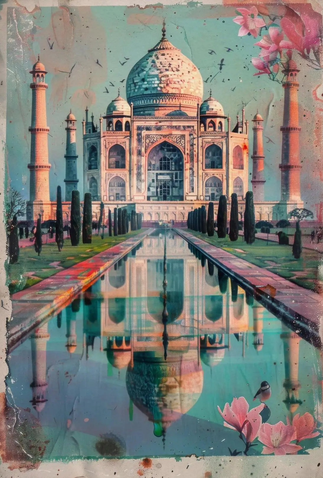 Taj Mahal Timeless Beauty Travel Poster PosterGoat