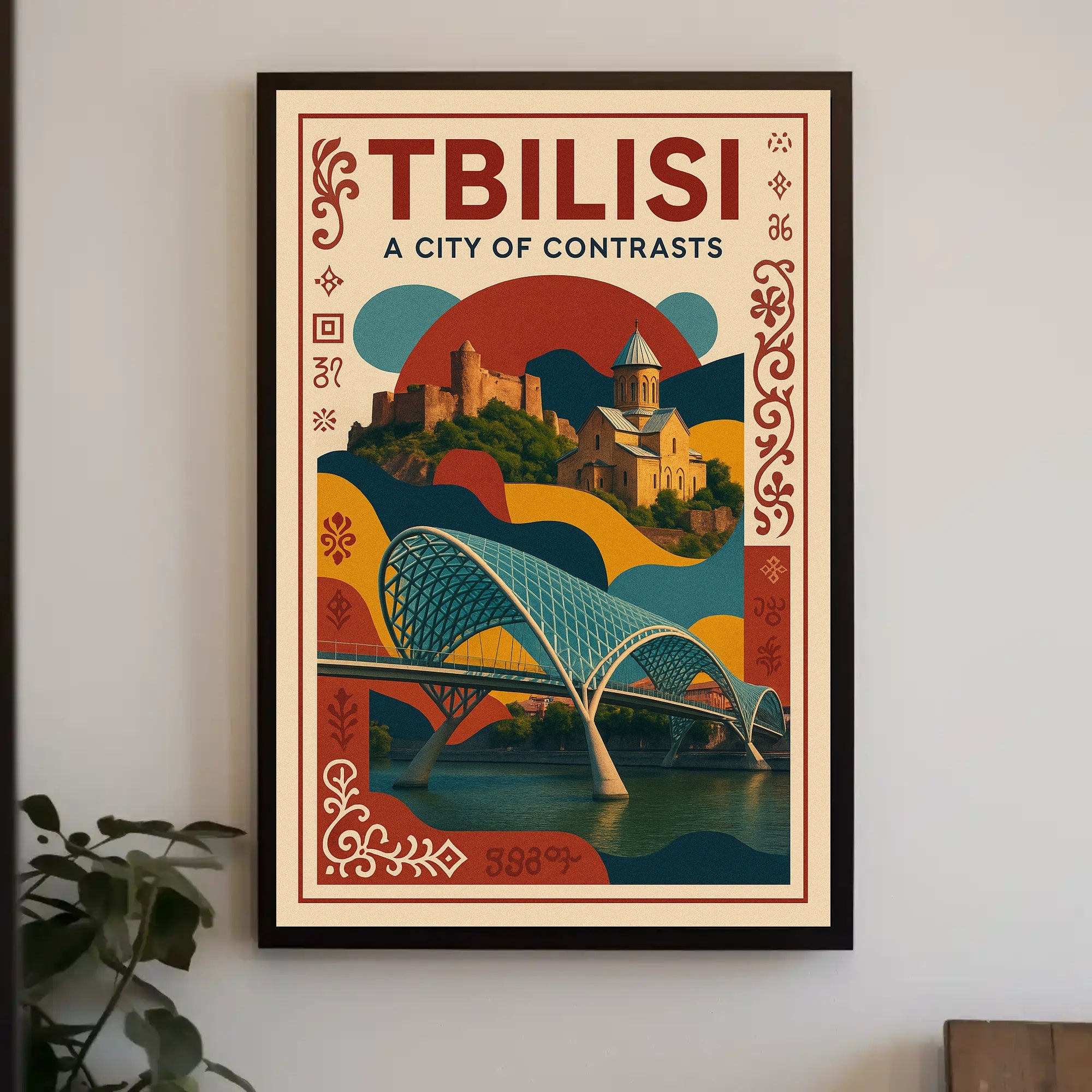 Tbilisi A City Of Contrasts Poster PosterGoat