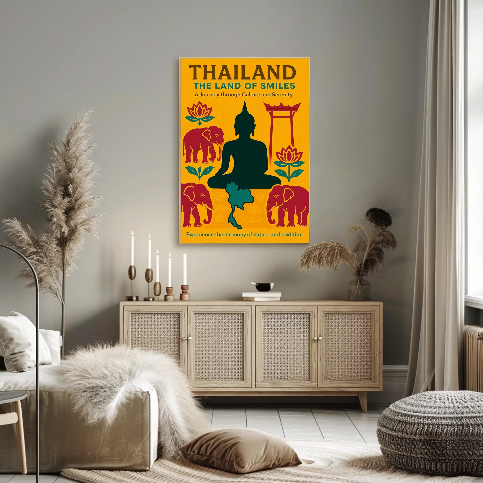 Thailand The Land Of Smiles Poster PosterGoat