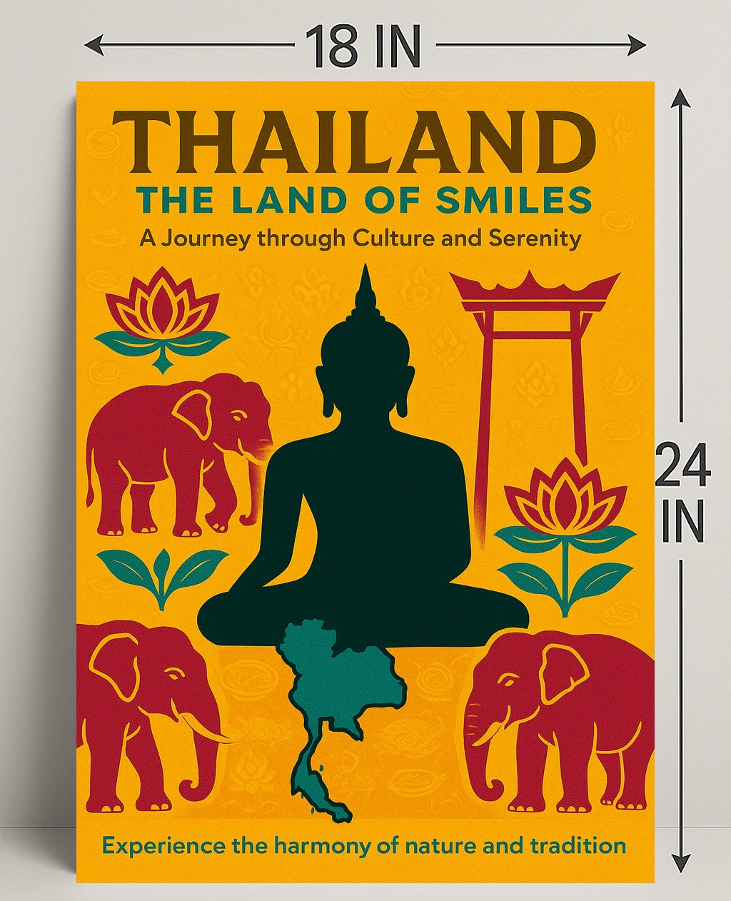 Thailand The Land Of Smiles Poster PosterGoat