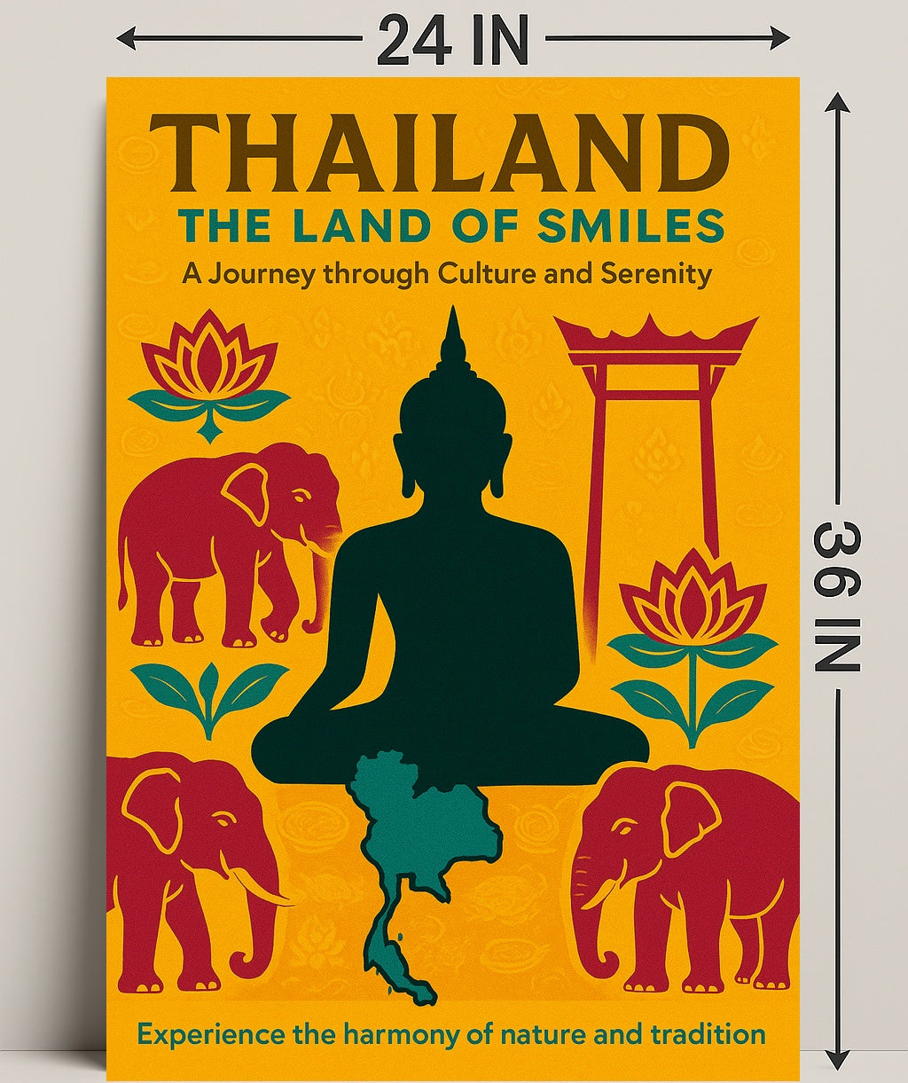 Thailand The Land Of Smiles Poster PosterGoat