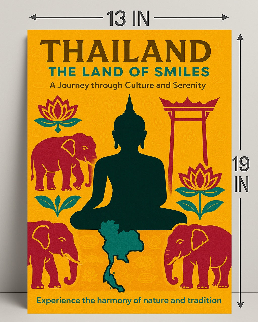 Thailand The Land Of Smiles Poster PosterGoat