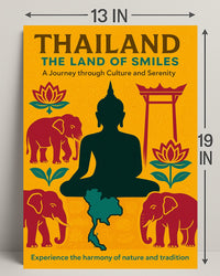 Thailand The Land Of Smiles Poster PosterGoat