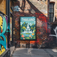 Thailand's Serene Landscape Travel Poster PosterGoat