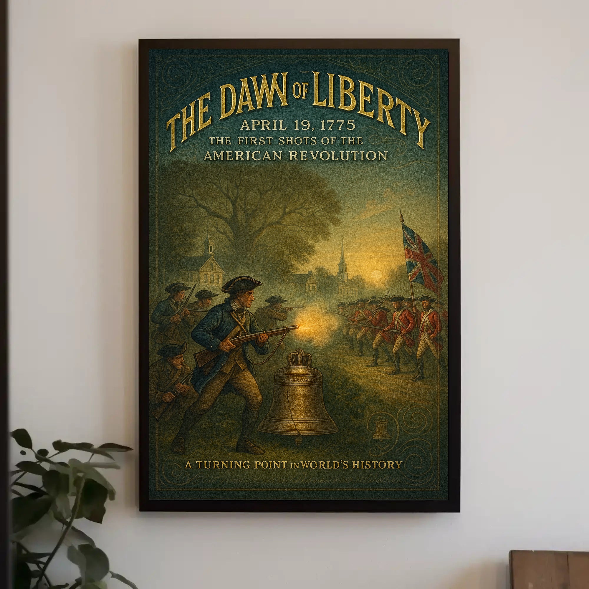 The Dawn of Liberty Wall Art Print PosterGoat