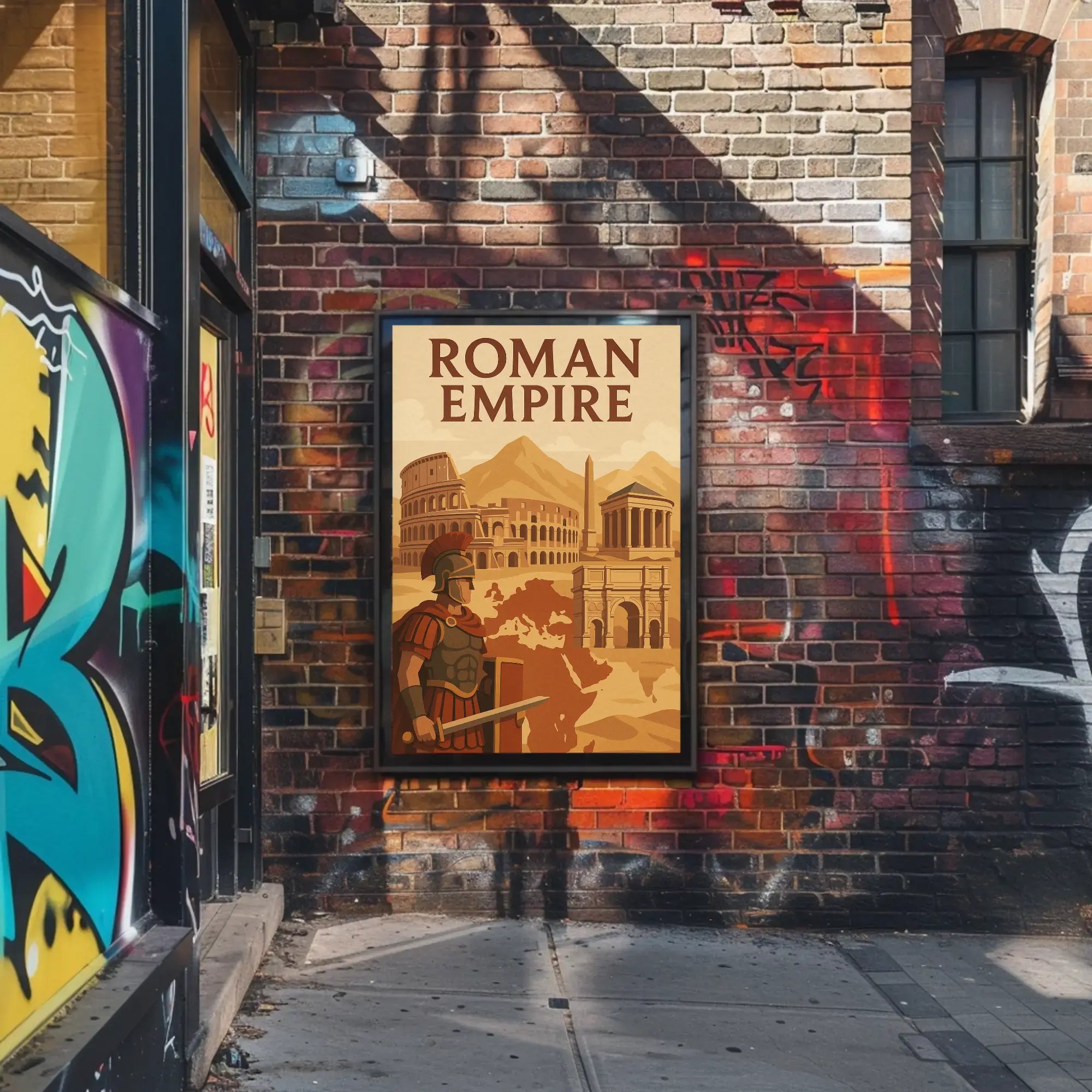 The Grandeur of Rome Cultural or Heritage Poster PosterGoat