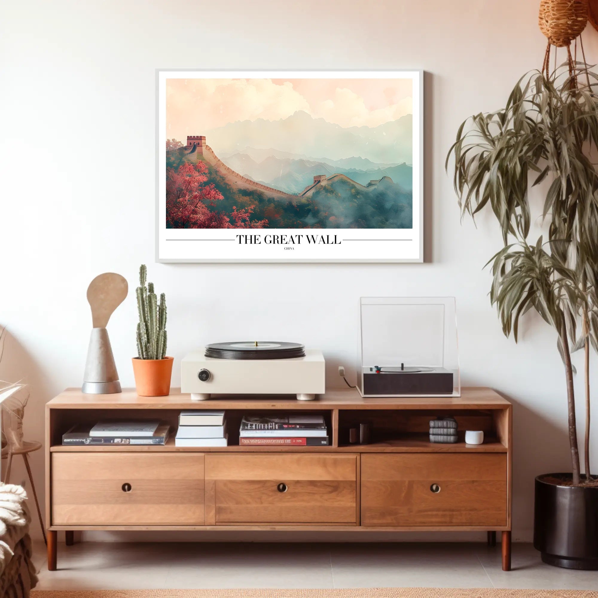 The Great Wall Artful Heritage Poster PosterGoat